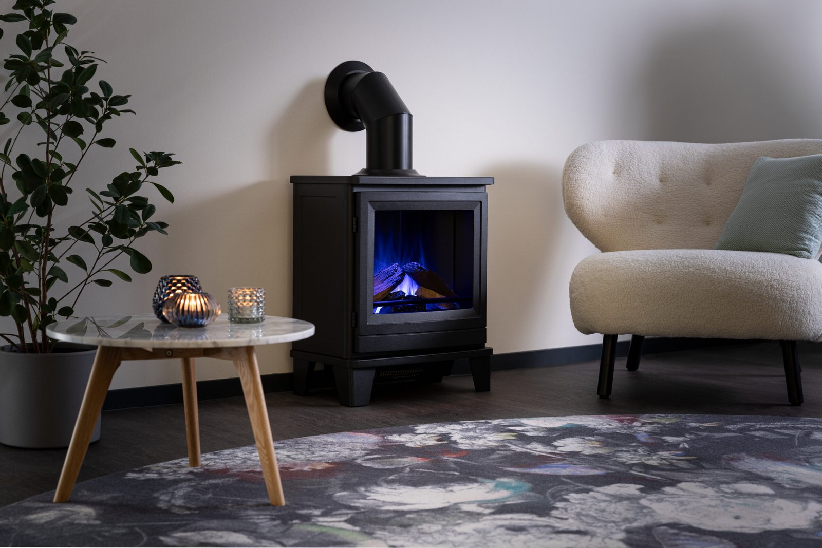 Horizon met pijp vuur - paars