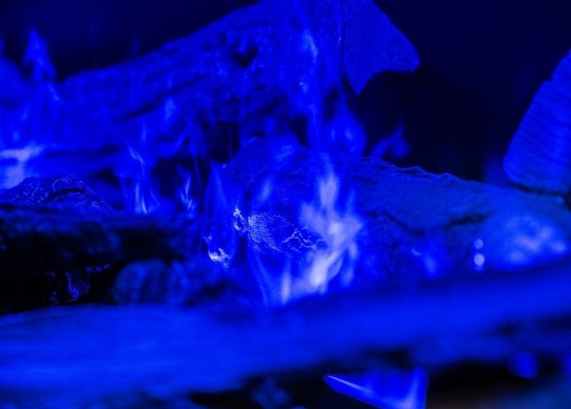 e-SliMLinear - Blauwe vlam detail